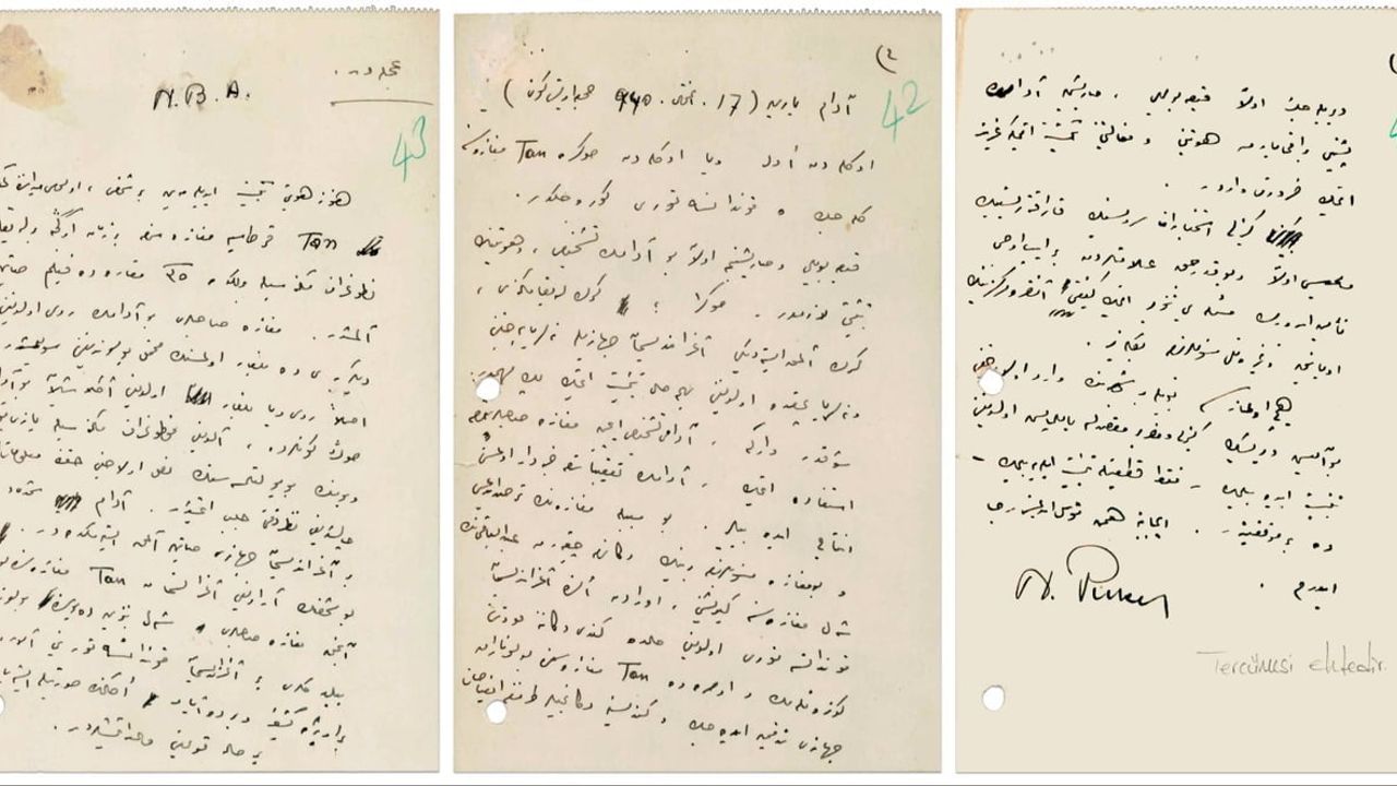 MİT, 1940 tarihli 'acele' ibareli şüpheli takibi belgesini yayımladı