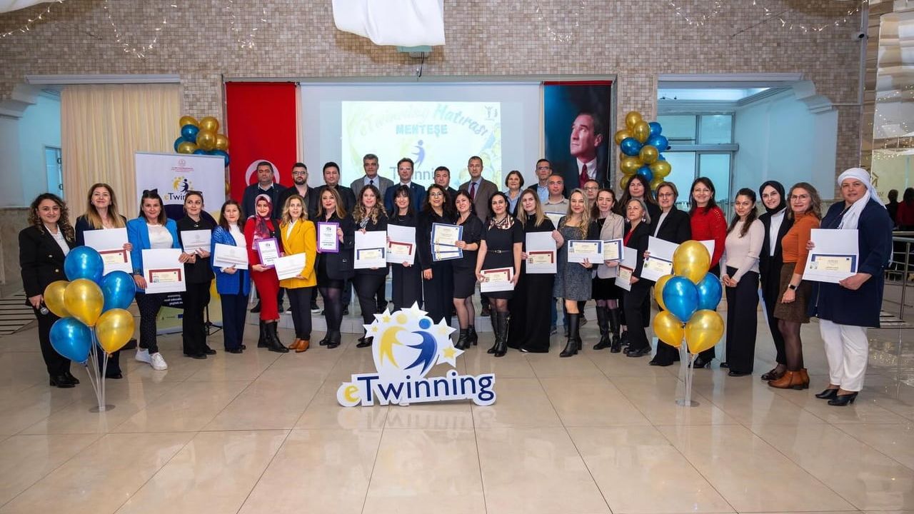 Muğla'da eTwinning Ödül Töreni: Avrupa ve Ulusal Kalite Etiketi sahipleri ödüllendirildi