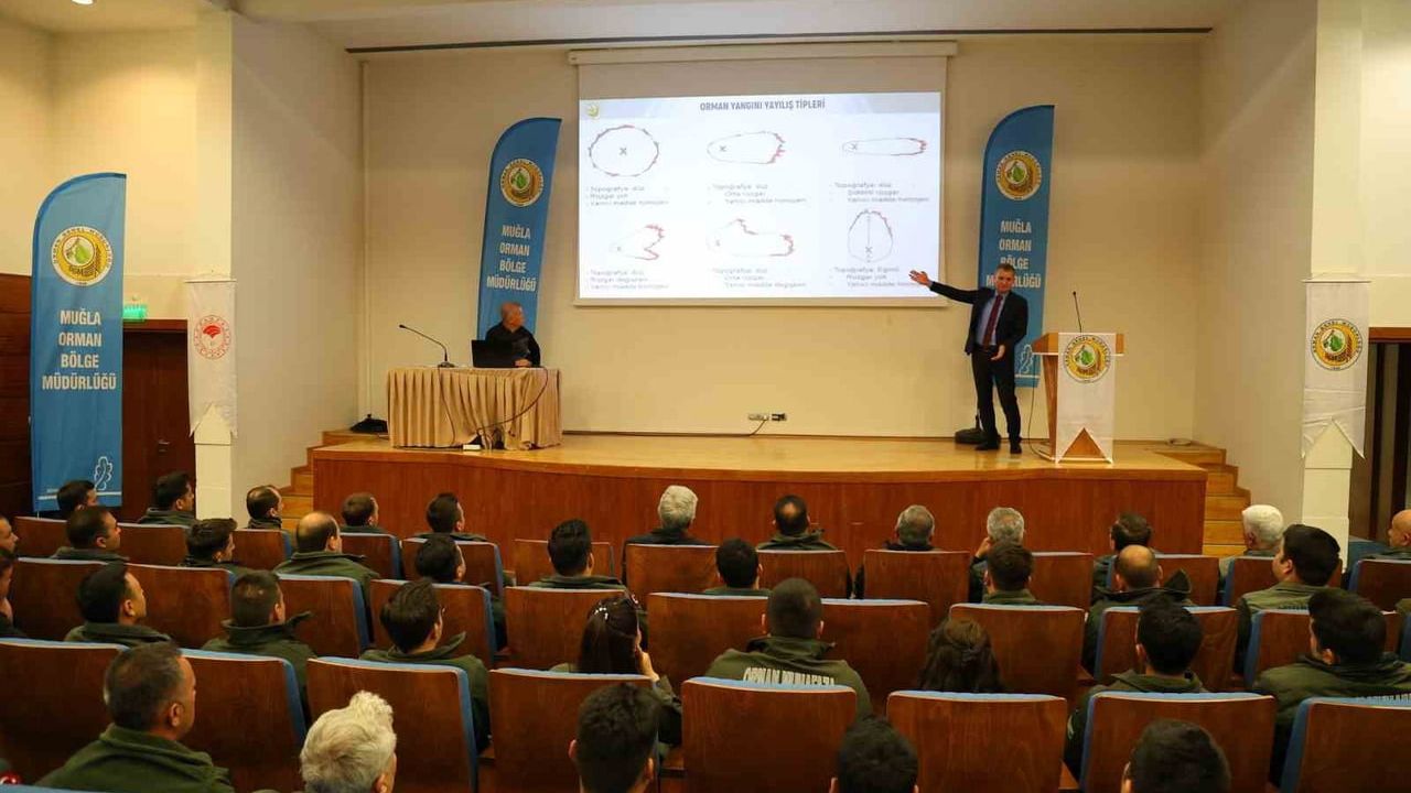 Muğla'da orman muhafaza memurlarına 2026 sezonu öncesi kapsamlı yangın eğitimi