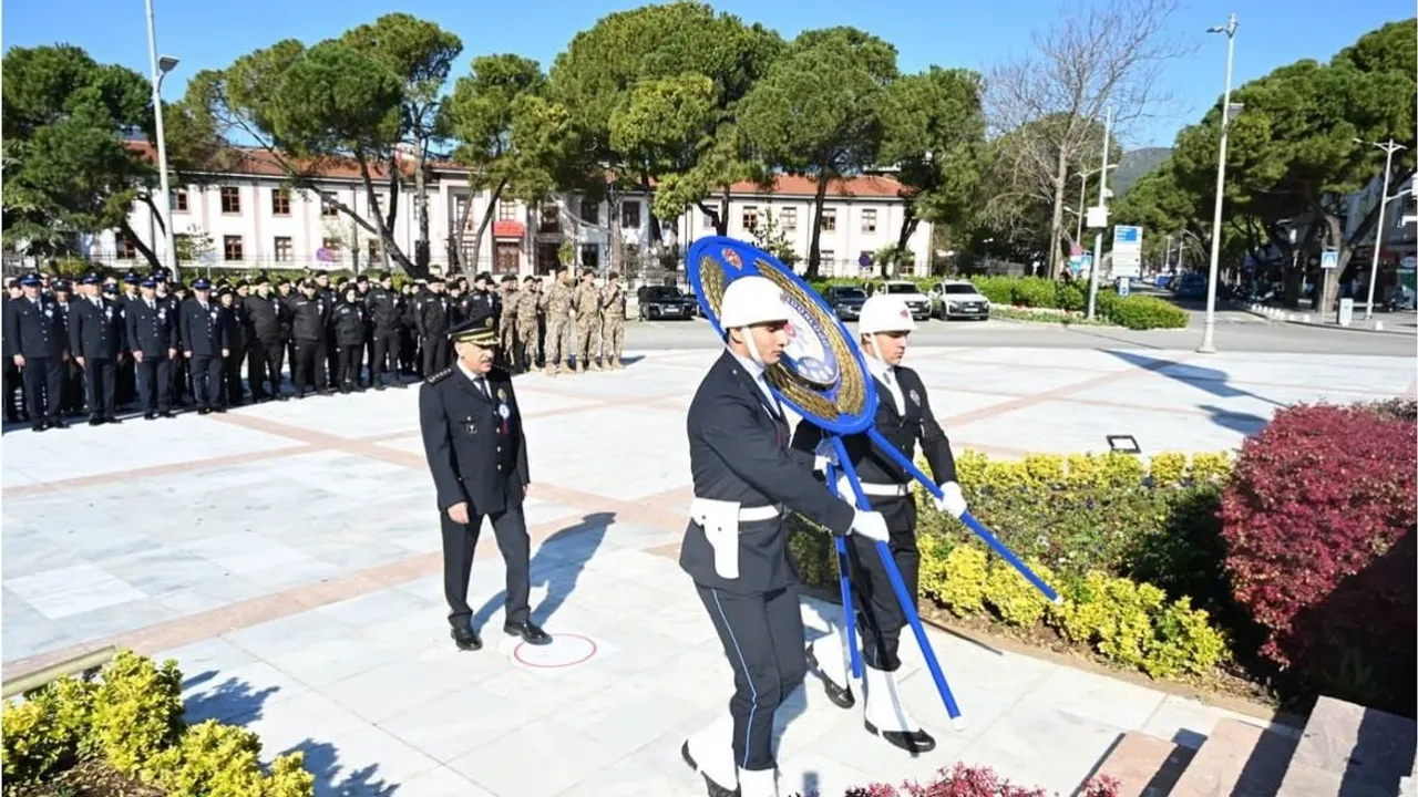 Muğla'da Türk Polis Teşkilatı'nın 181’inci yılı resmi törenle kutlandı