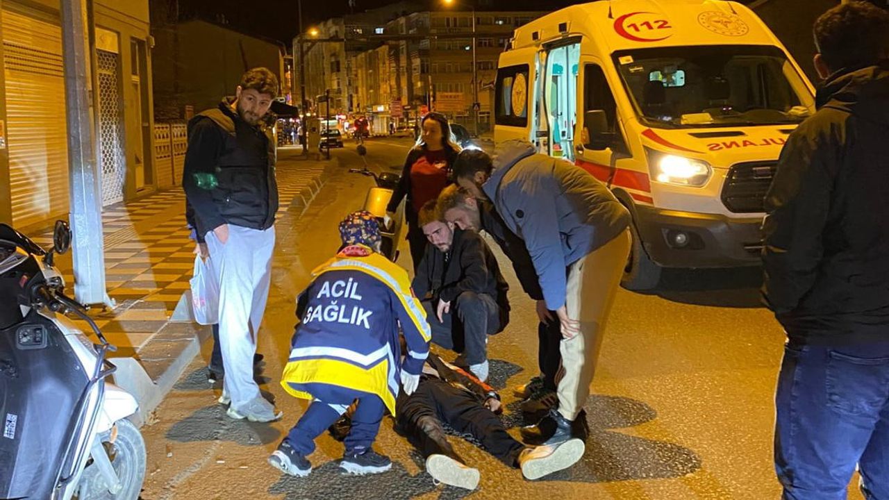 Muratlı'da motosiklet ile otomobil çarpıştı: Sürücü Hasan B. yaralandı