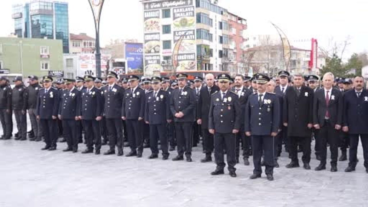 Niğde'de Türk Polis Teşkilatı'nın 181. Kuruluş Yıldönümü Törenlerle Kutlandı