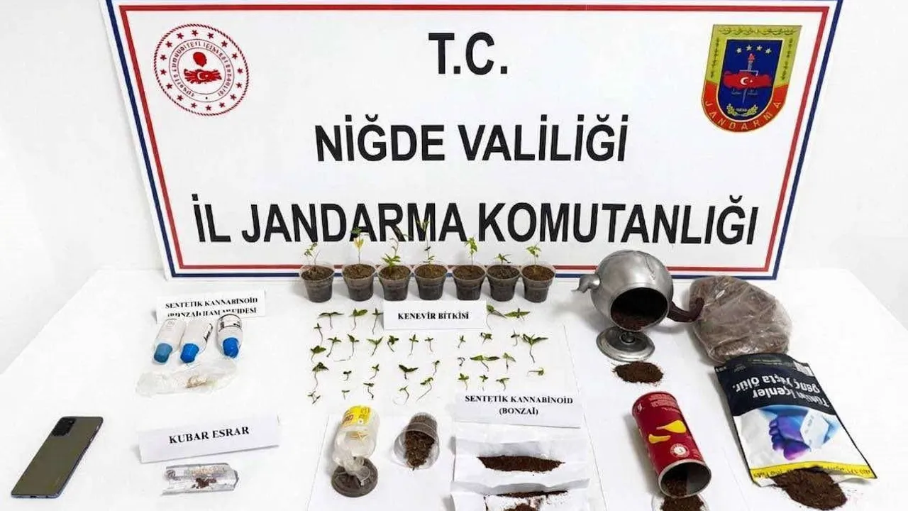 Niğde'de uyuşturucu operasyonu: Bahçeli Beldesi'nde 1 gözaltı
