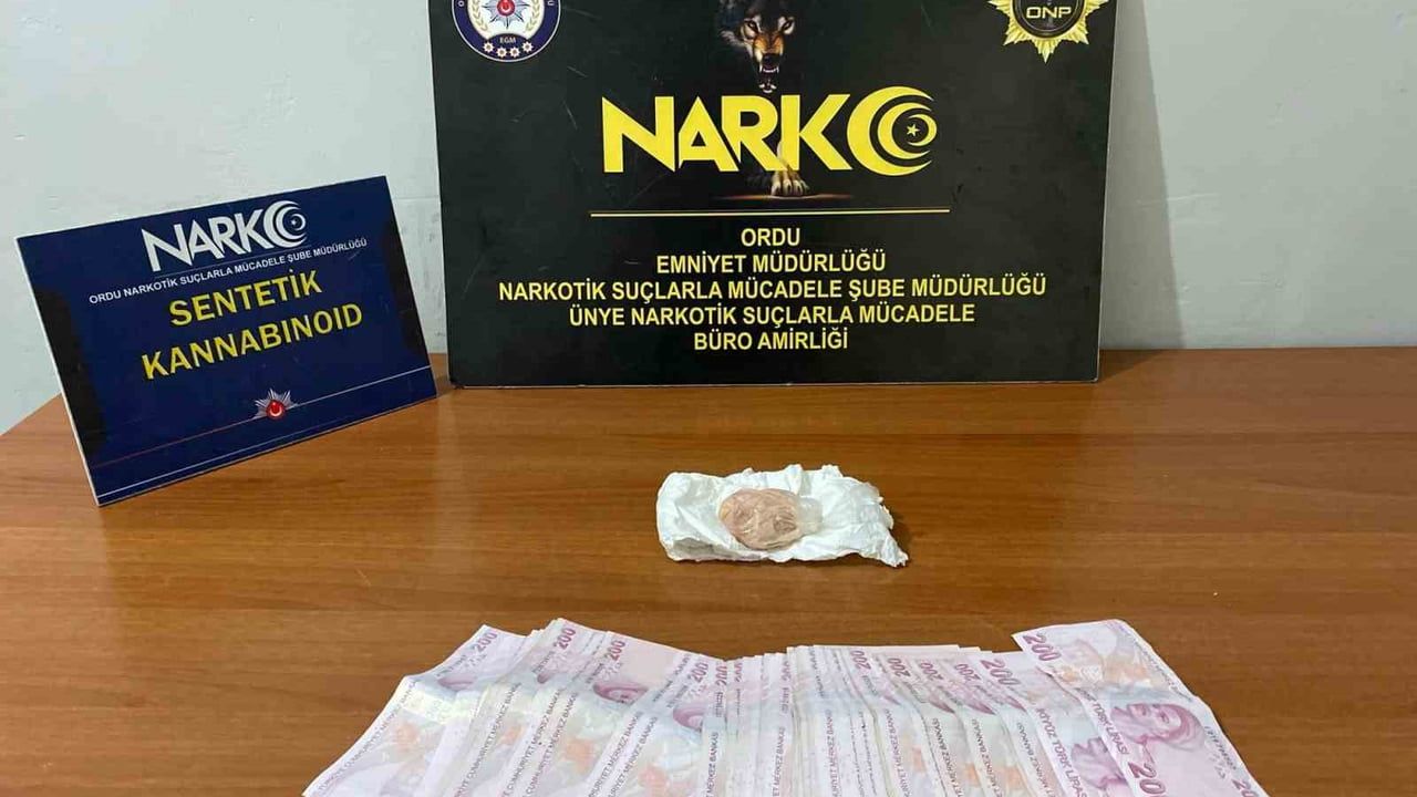Ordu'da uyuşturucu operasyonlarında 3 şüpheli tutuklandı
