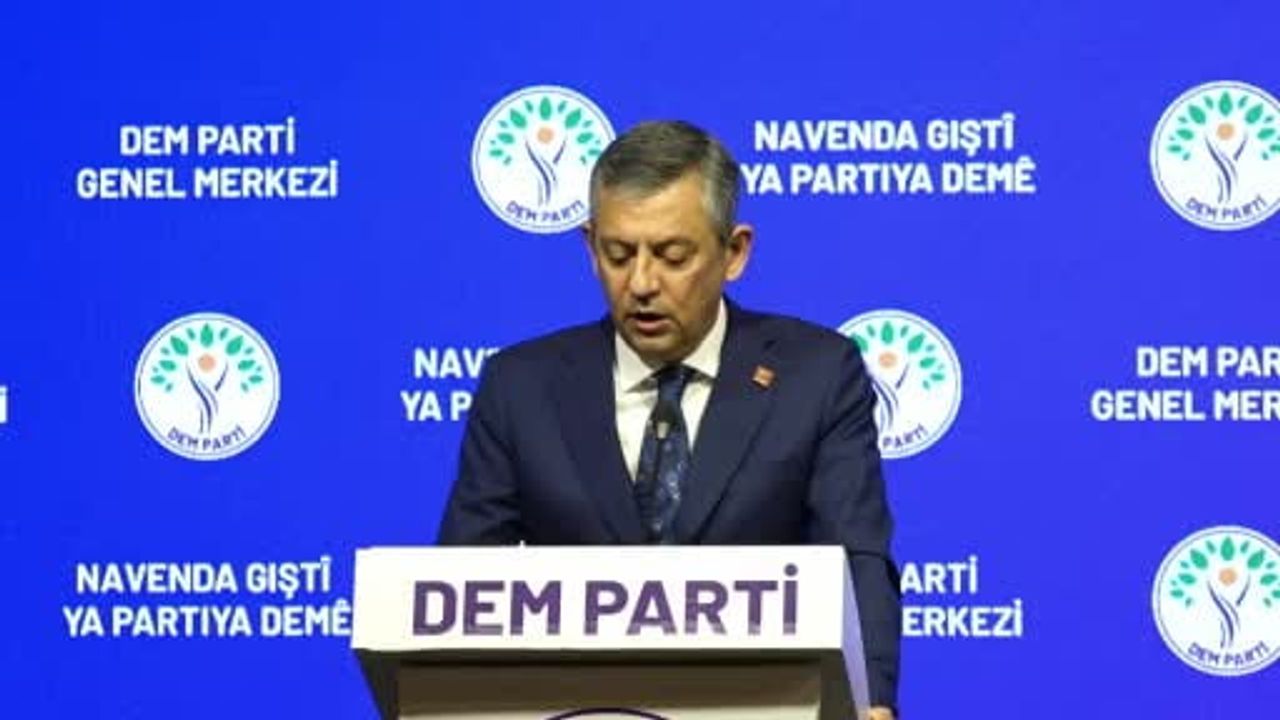 Özgür Özel: TBMM, boşalan 8 sandalye için derhal ara seçim kararı almalı