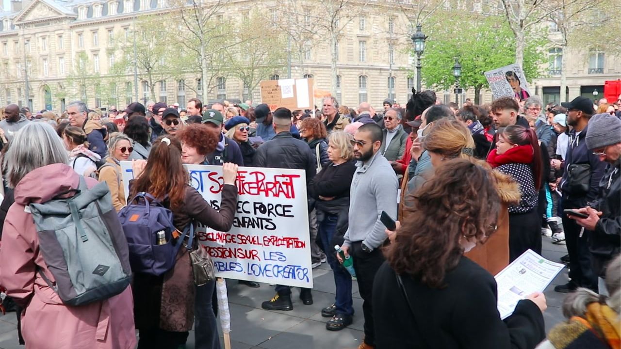 Paris'te 'Çocuğuma Dokunmayın' Protestosu: Mağdurlar İçin Adalet ve Güçlü Önlemler Talep Edildi