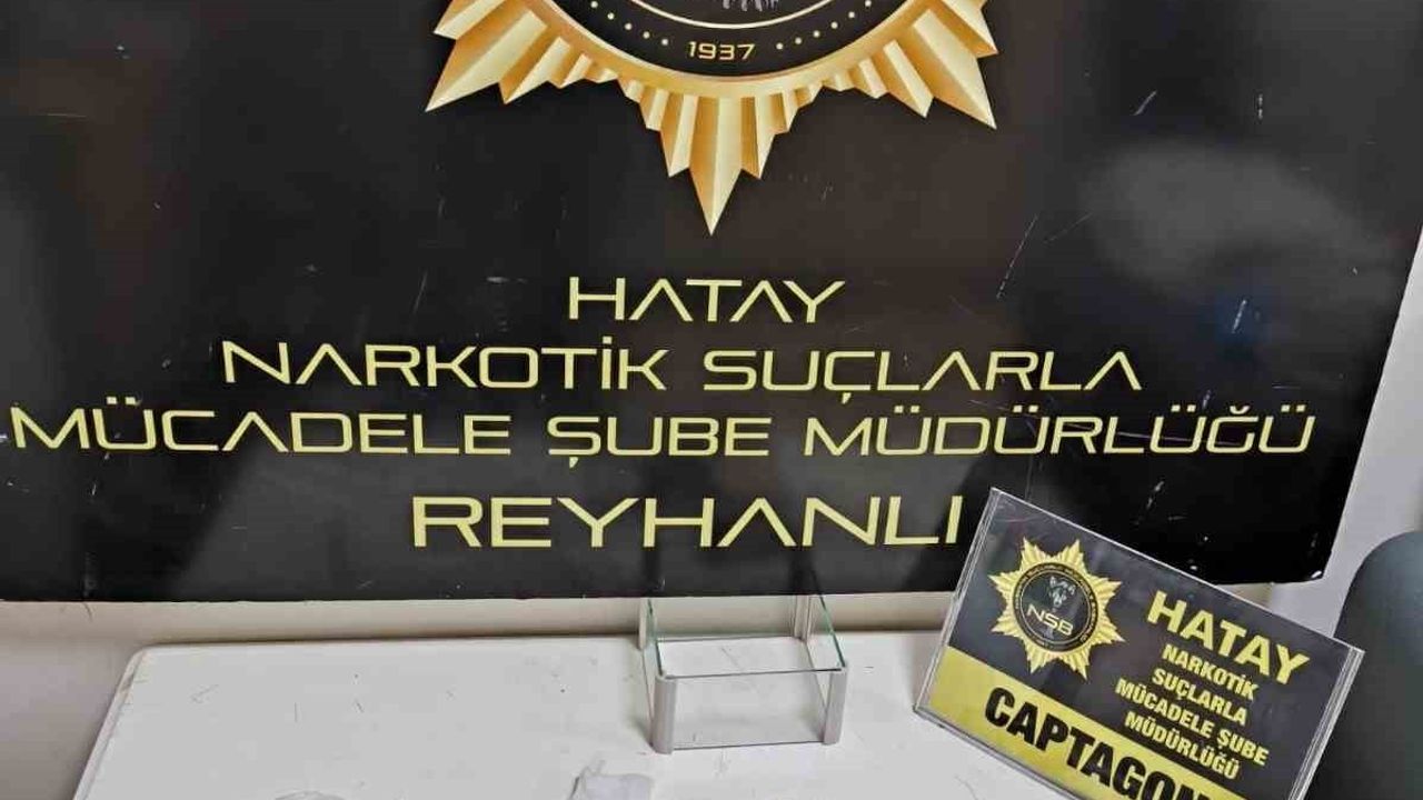 Reyhanlı'da 315 Captagon hap ele geçirildi