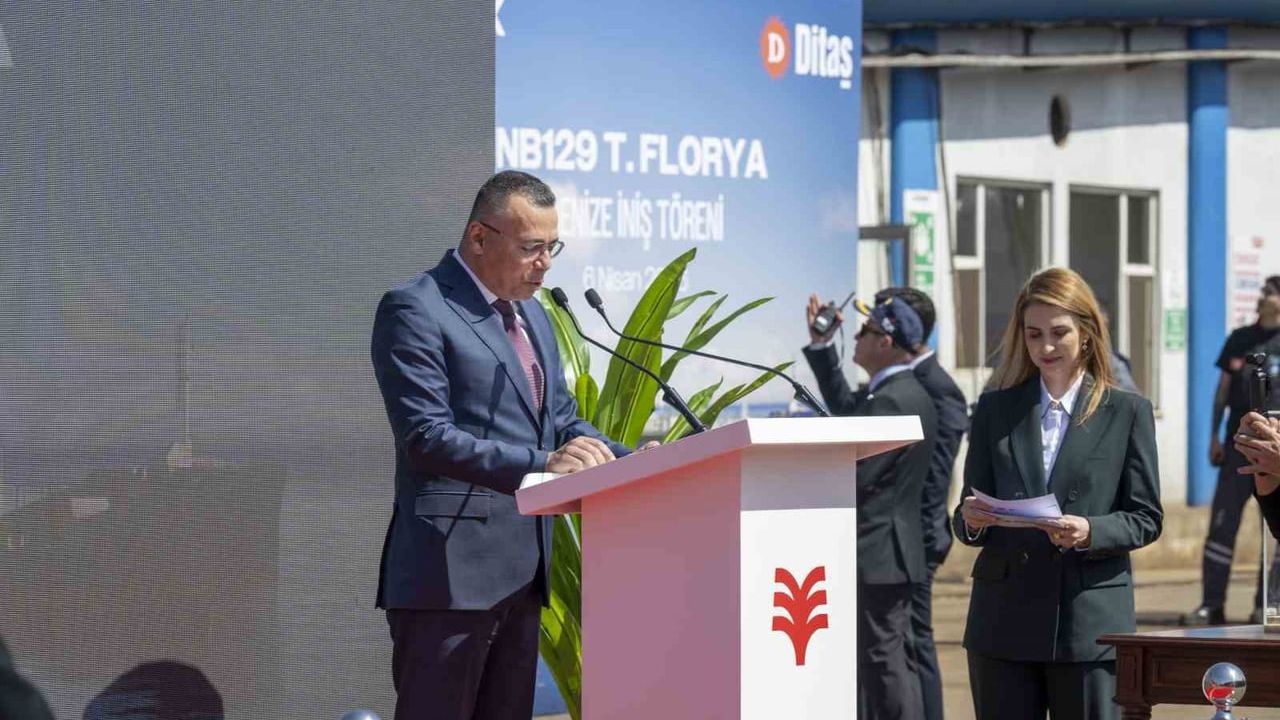 RMK Marine, Ditaş Denizcilik için inşa edilen 12.000 DWT T. Florya kimyasal tankerini denize indirdi