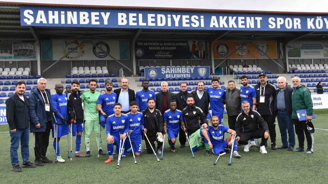 Şahinbey Ampute 5-1 galibiyetle şampiyonluk yolunda