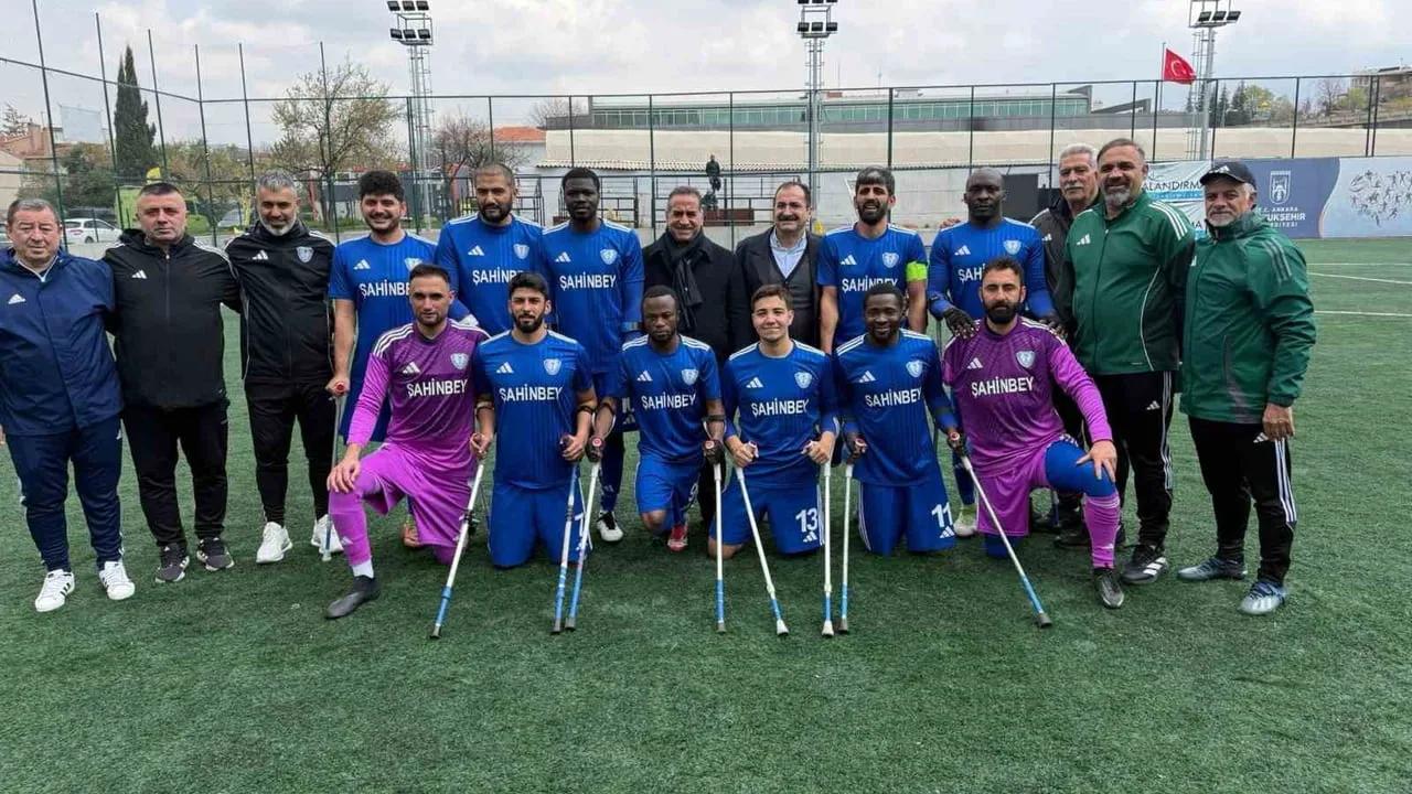 Şahinbey Ampute, Başkent Ampute'yi 1-0 yenerek şampiyonluk yarışında 5 puan öne geçti