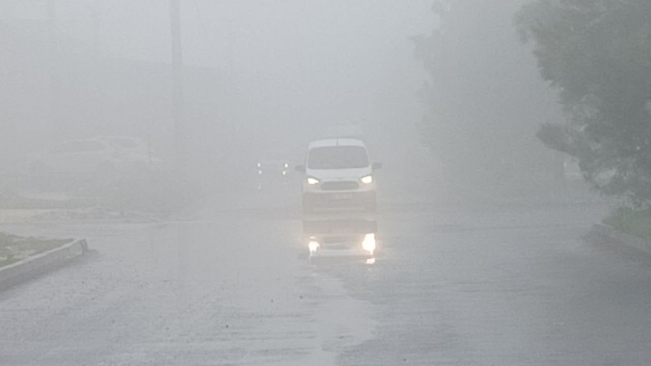 Şanlıurfa ve ilçelerinde yoğun sis günlük yaşam ve ulaşımı etkiledi