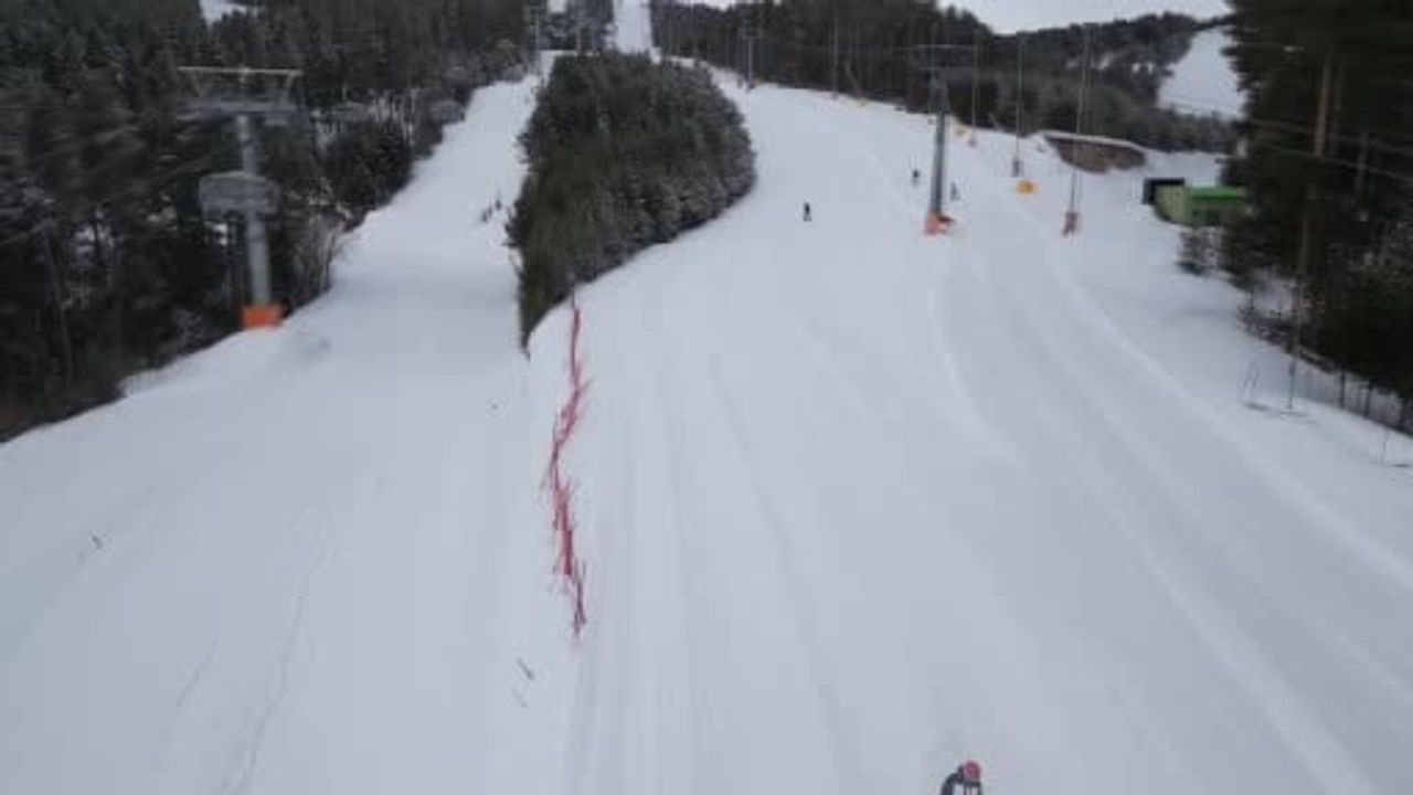 Sarıkamış'ta Nisan Ayında Devam Eden Kayak Sezonu
