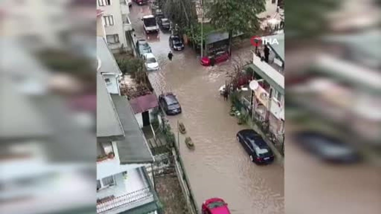 Sarıyer Bahçeköy'de yağmur sonrası su baskınları: Bodrum katları zarar gördü