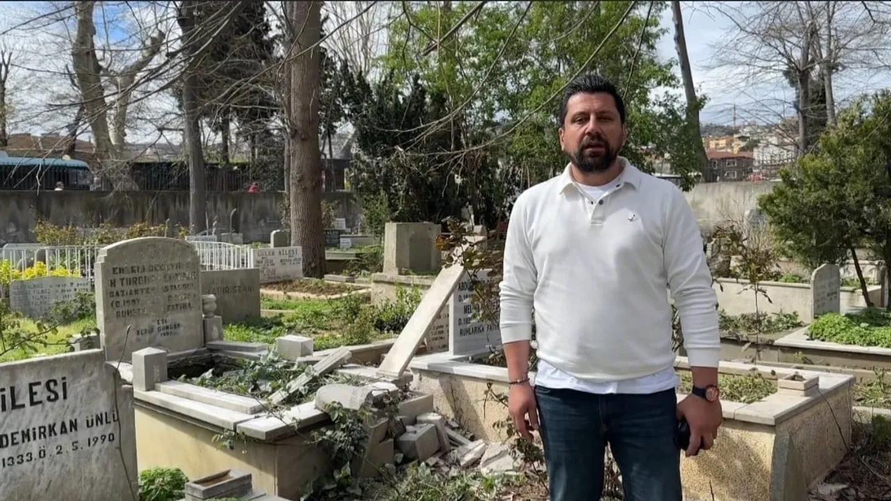 Sarıyer’de fırtına sonrası Merkez Mahallesi mezarlıklarında ağaç hasarı; vatandaşlar İBB’den yanıt bekliyor