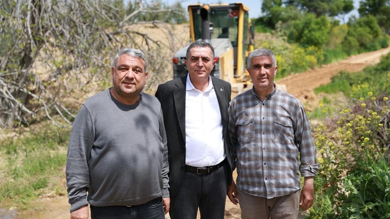 Şehzadeler Belediyesi Manisa ovasında ova yolu düzenlemesini Sancaklıiğdecik’te başlattı