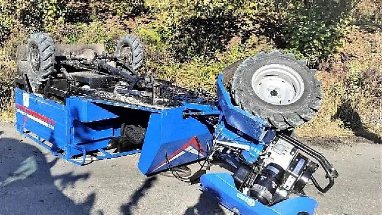 Siirt'in Baykan ilçesinde 'patpat' devrildi: 1 kişi yaralandı