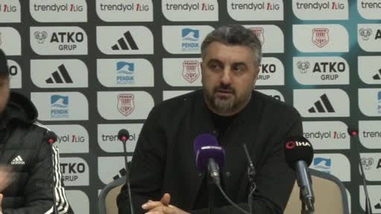 Sinan Kaloğlu: 'Play-off’lardan sonra inşallah Süper Lig’e çıkacağız' — Pendikspor 1-1 Çorum FK