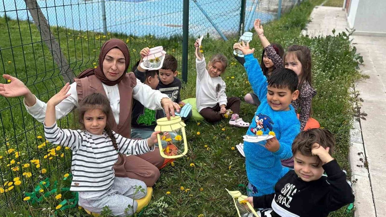 Sincan Belediyesi Lale Kreşi'nde 'ilkbahara merhaba' etkinliği