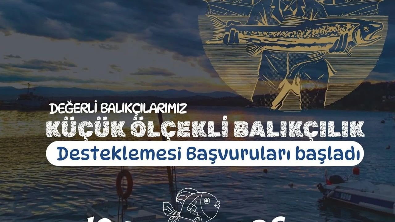 Sinop'ta küçük ölçekli balıkçılık desteği için son başvuru 10 Nisan 2026