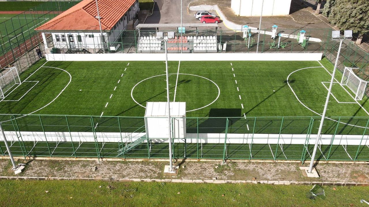 Şirinköy Görme Engelliler Futbol Sahası yenilendi