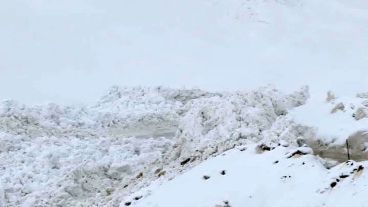 Şırnak’ta İlkbaharda Kar ve Tipi: Uzungeçit’te 2 bin 200 Rakımda Çığ Yolunu Kapattı