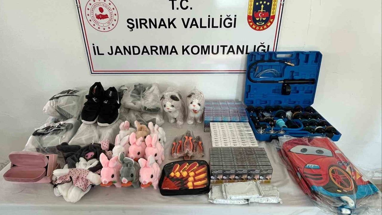 Şırnak'ta Jandarma'dan Kaçakçılık Operasyonu: 19 milyon 863 bin 780 lira değerinde mal ele geçirildi