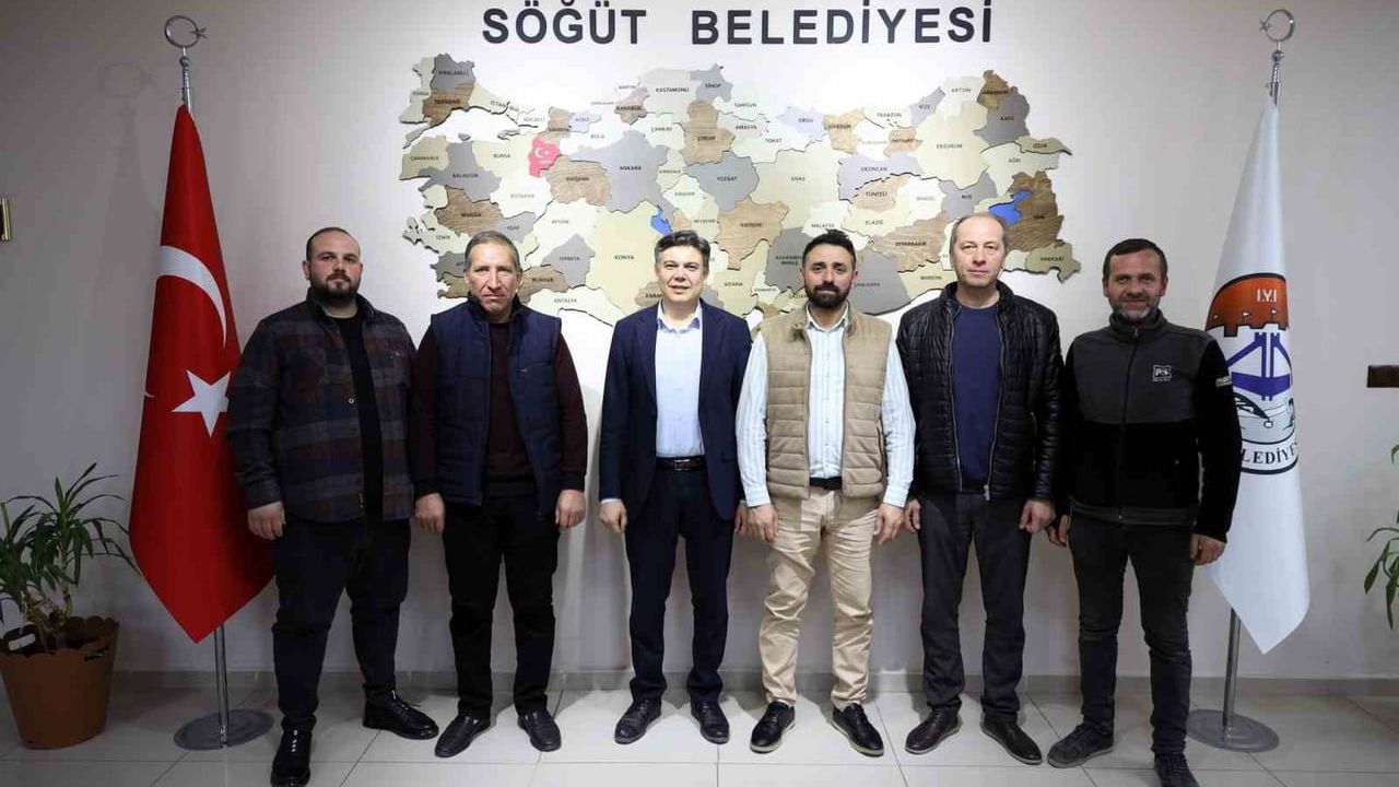 Söğüt'te yeni Esnaf Odası Başkanı Volkan Uçar, Başkan Durgut ile esnaf gündemini görüştü