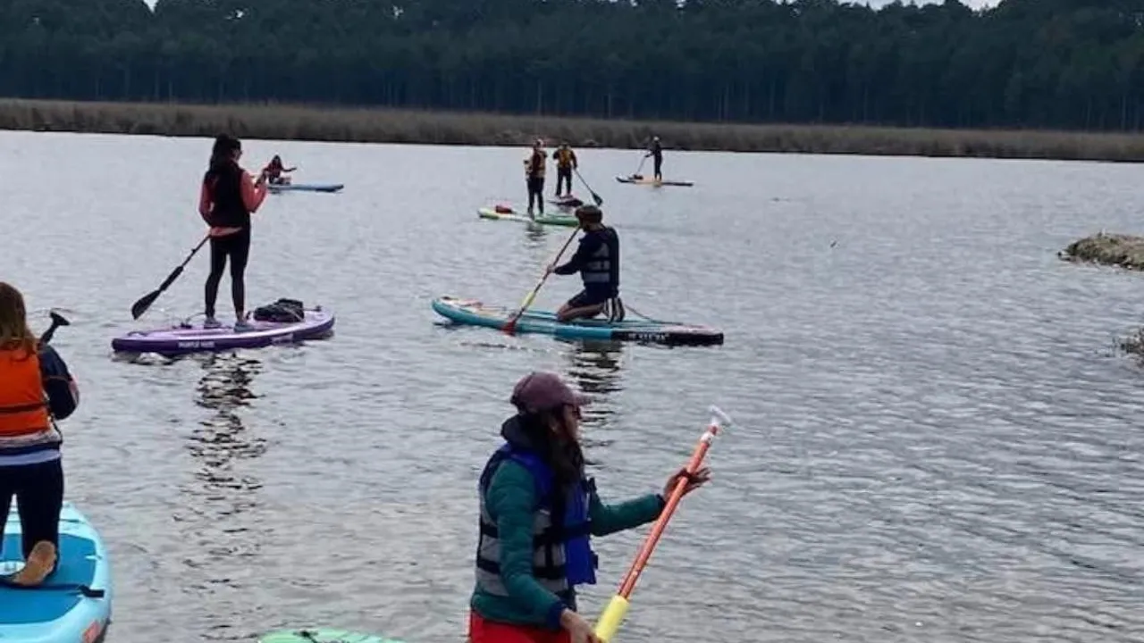 Süleymanlı Yayla Gölü kano sporcularını ağırladı