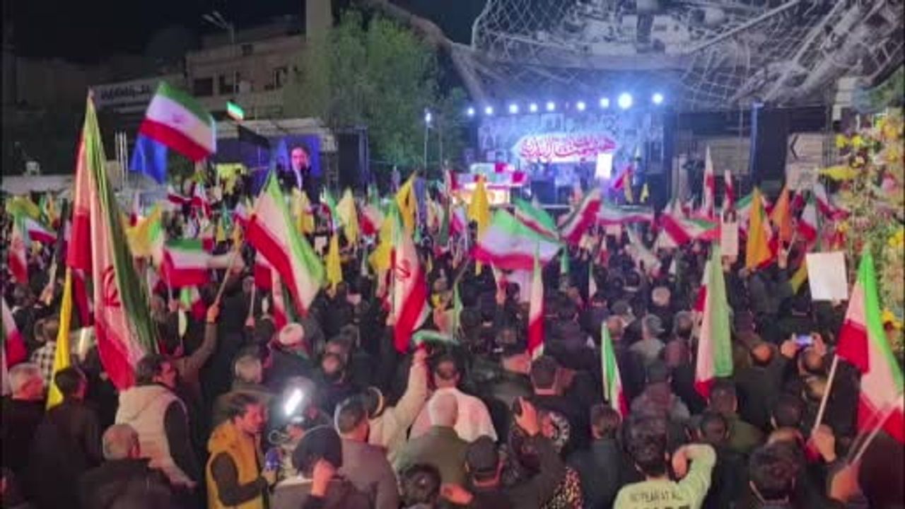 Tahran'da DMO İstihbarat Komutanı Mecid Hademi için cenaze töreni