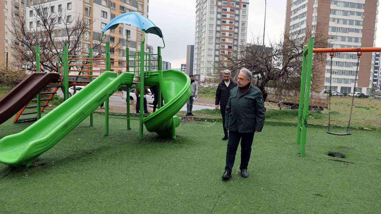 Talas'ta saha incelemesi: Yeni park ve otopark alanları değerlendirildi
