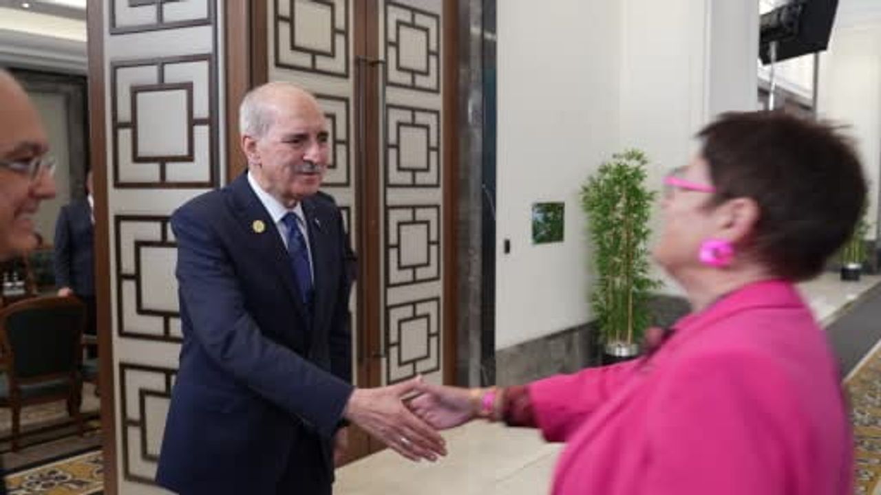 TBMM Başkanı Kurtulmuş, PAB 152. Genel Kurulu kapsamında Avrupa Konseyi Parlamenter Meclisi Başkanı Petra Bayr ile görüştü