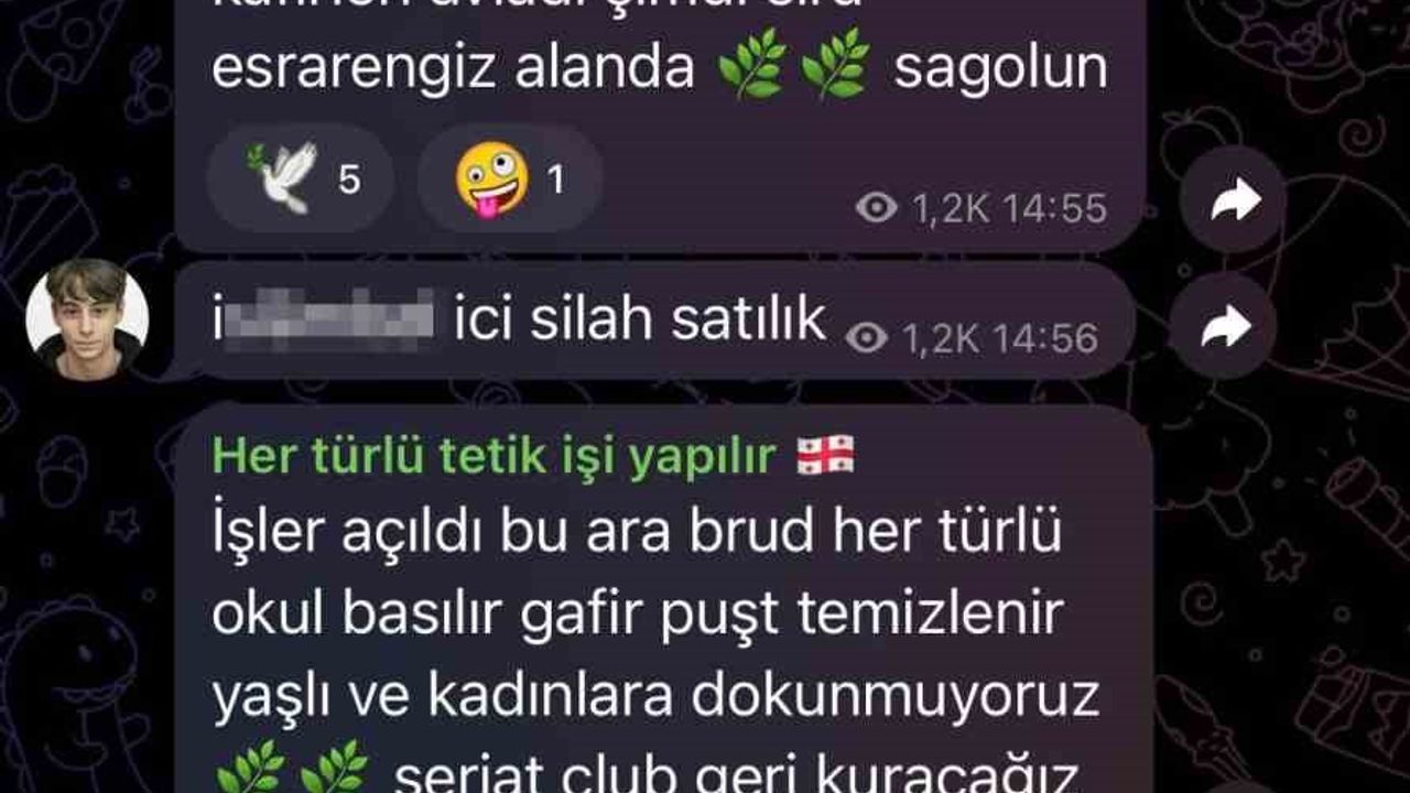 Telegram gruplarında okul saldırılarını öven paylaşımlar: Siber Şube inceleme başlattı