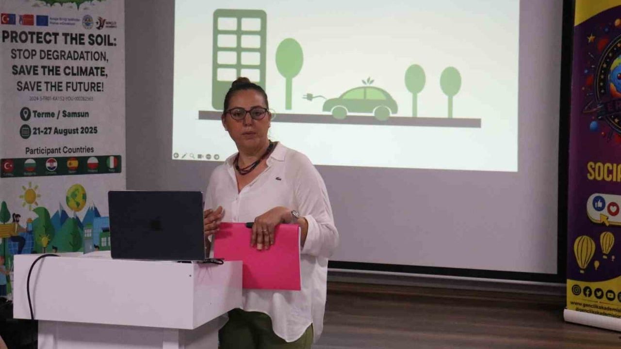 Terme'de Erasmus+ Destekli 'Sürdürülebilir Tarım ve İklim Projesi' 35 Gençle Tamamlandı