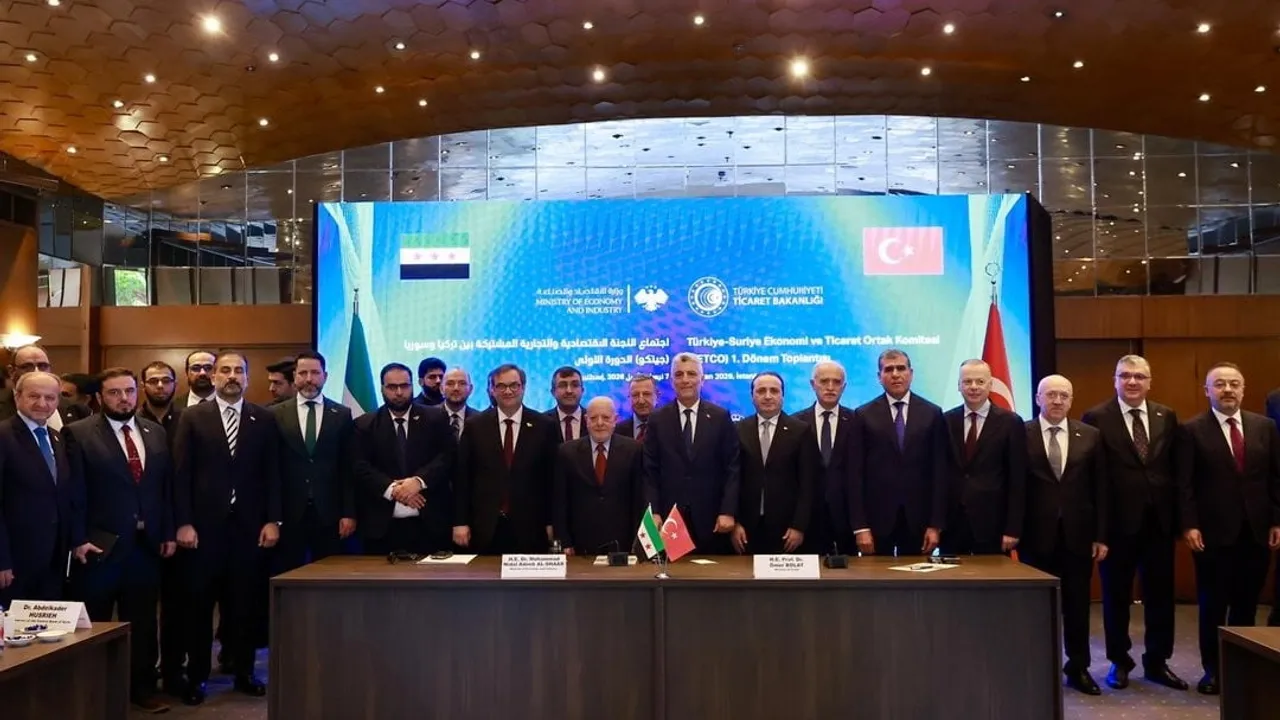 Ticaret Bakanı Bolat ve Suriye Bakanı el-Şa’ar İstanbul'da JETCO 1. Dönem Protokolü'nü imzaladı