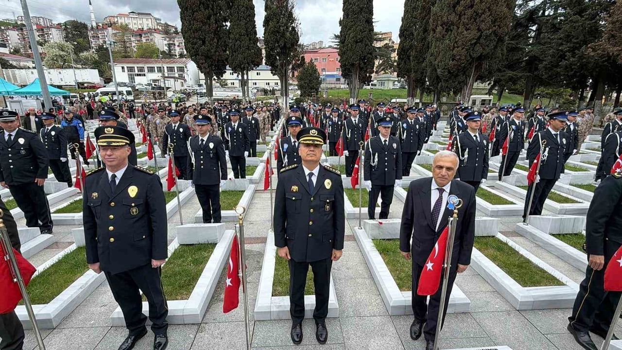 Trabzon'da Türk Polis Teşkilatı'nın 181. kuruluş yıldönümü töreni