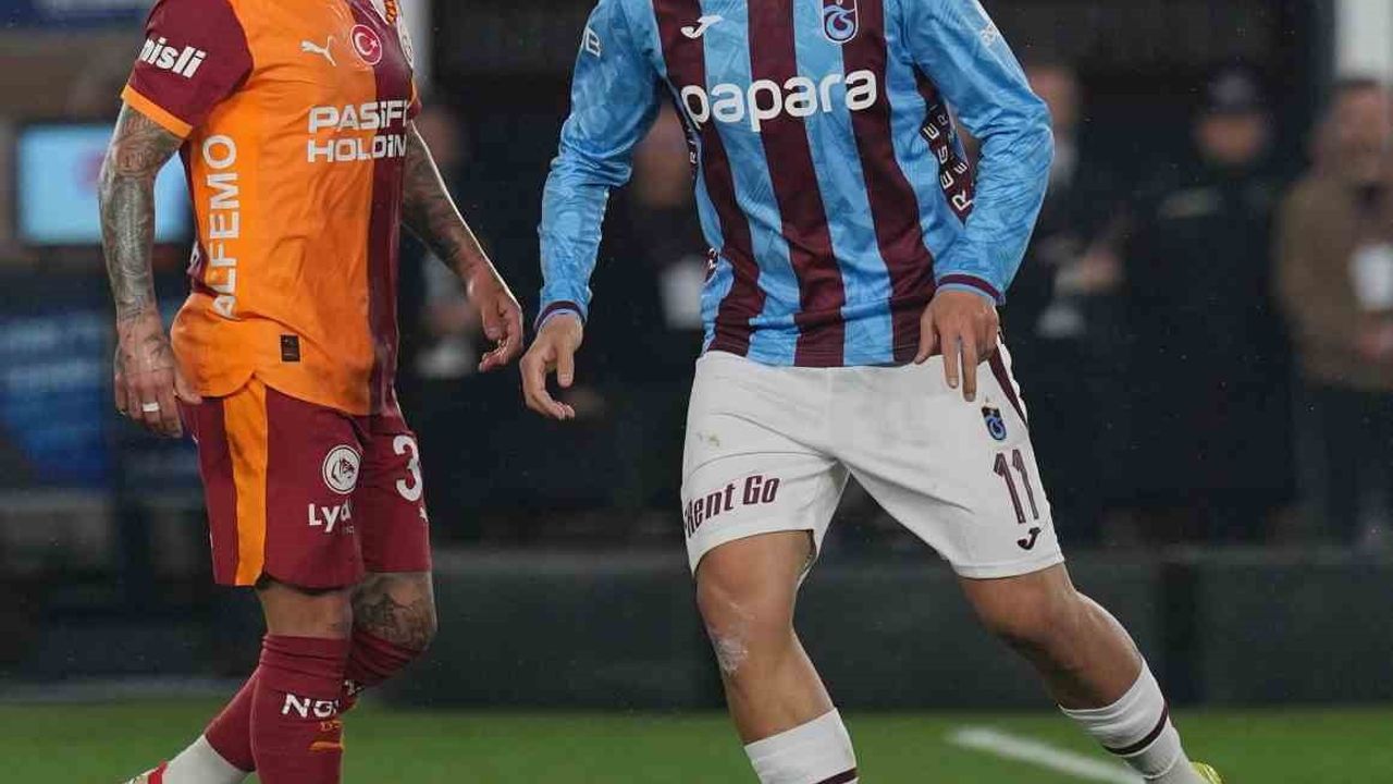 Trendyol Süper Lig 28. Hafta: Trabzonspor 1-0 Galatasaray (İlk Yarı)