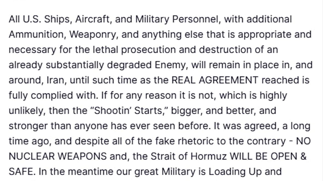 Trump uyarıyor: Anlaşmaya uyulmazsa İran’a yönelik saldırılar yeniden başlayacak