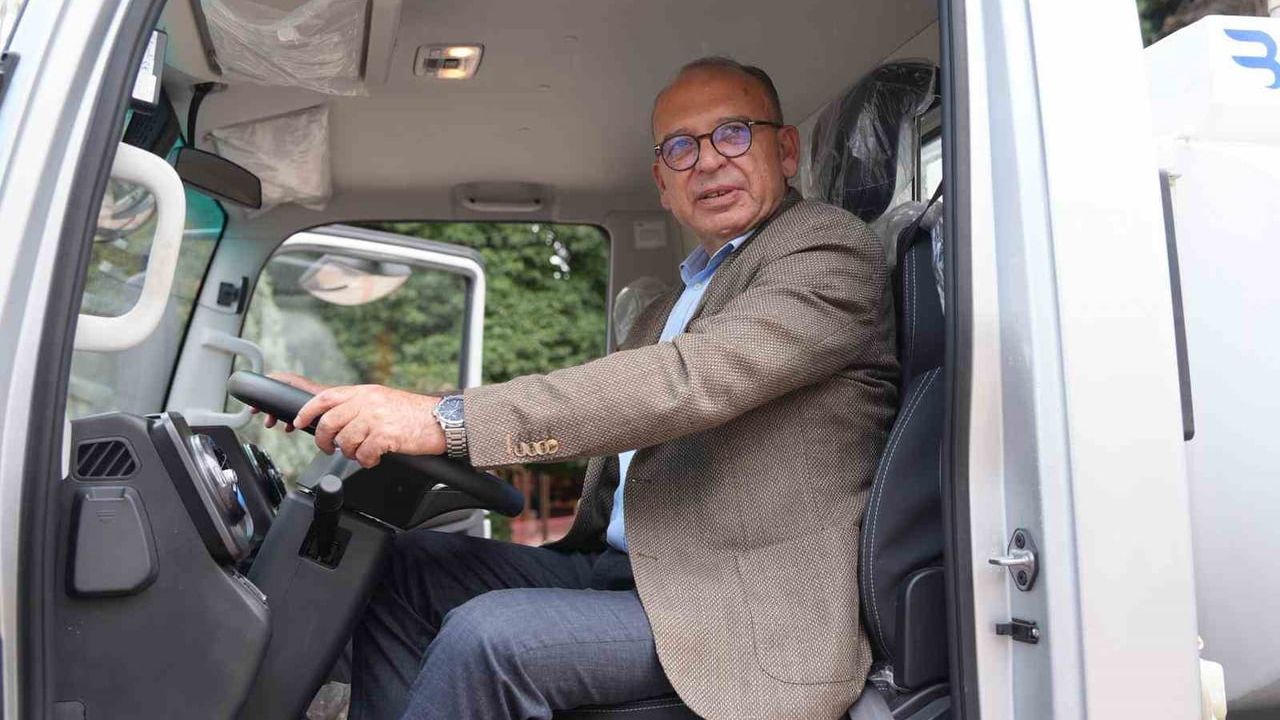 Turgutlu Belediyesi'ne TBB'den arazöz desteği