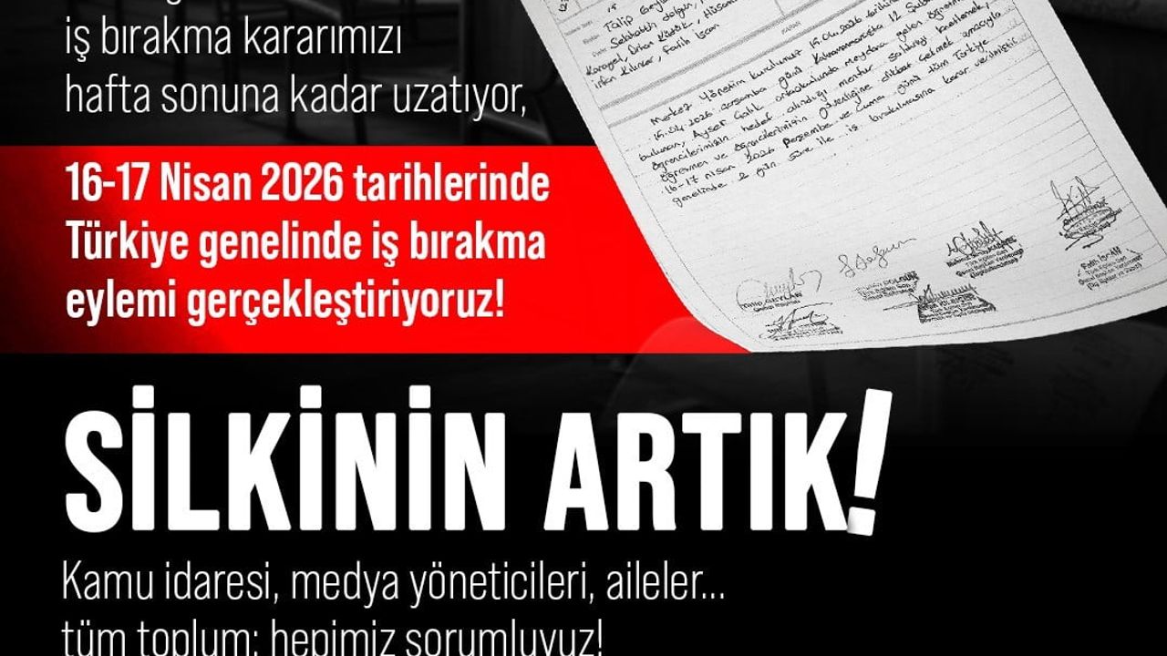 Türk Eğitim-Sen Başkanı Geylan: İş bırakma eylemi hafta sonuna uzatıldı, 'Güvenlik Zirvesi' çağrısı