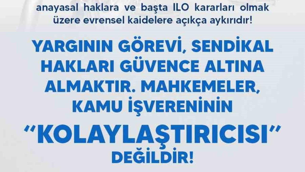 Türk Eğitim-Sen Başkanı Talip Geylan: Ankara 4. İş Mahkemesi'nin 'öğrenci gelişim raporu' eylem kararının iptali hukuka aykırı