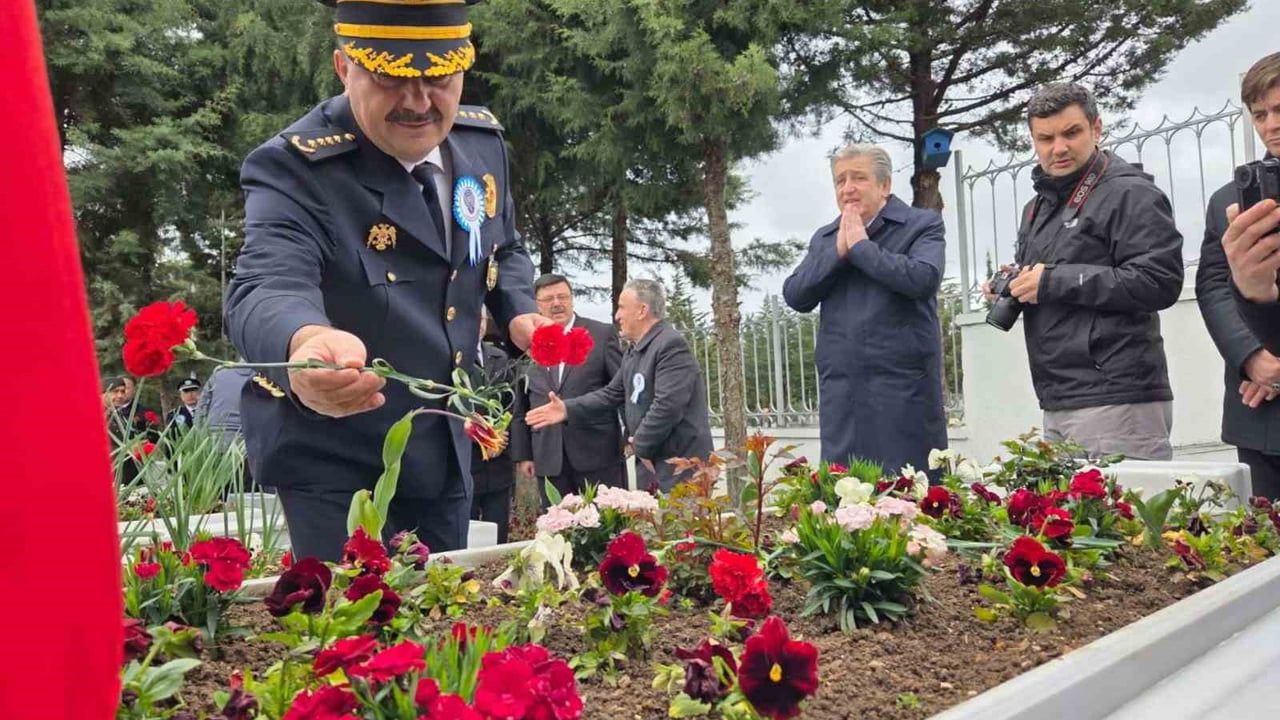 Türk Polis Teşkilatı 181. kuruluş yıldönümü: Samsun’da şehitler dualarla anıldı