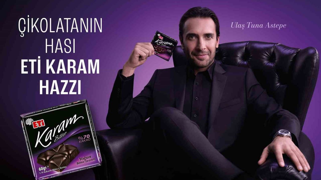 Ulaş Tuna Astepe ETİ Karam'ın yeni reklam yüzü oldu