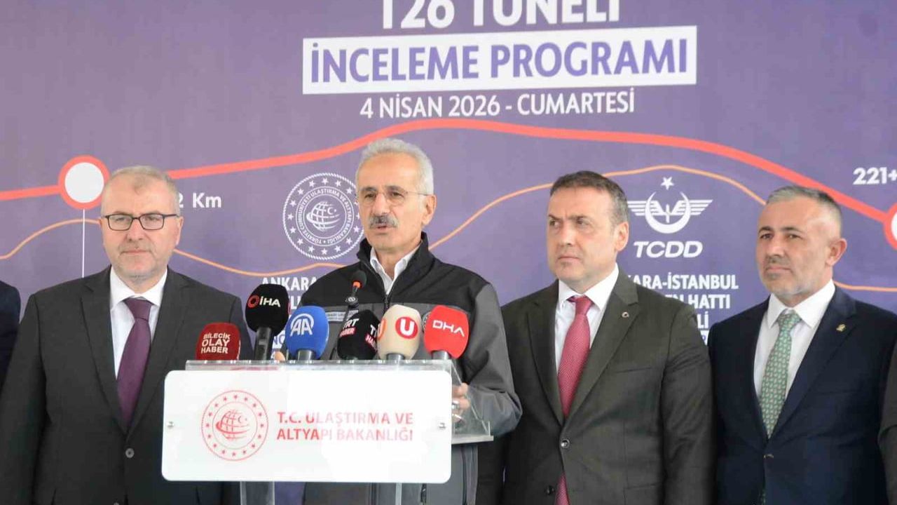 Uraloğlu Bilecik’te T26 Tüneli Şantiyesini İnceledi: YHT ile 110 Milyon Yolcu