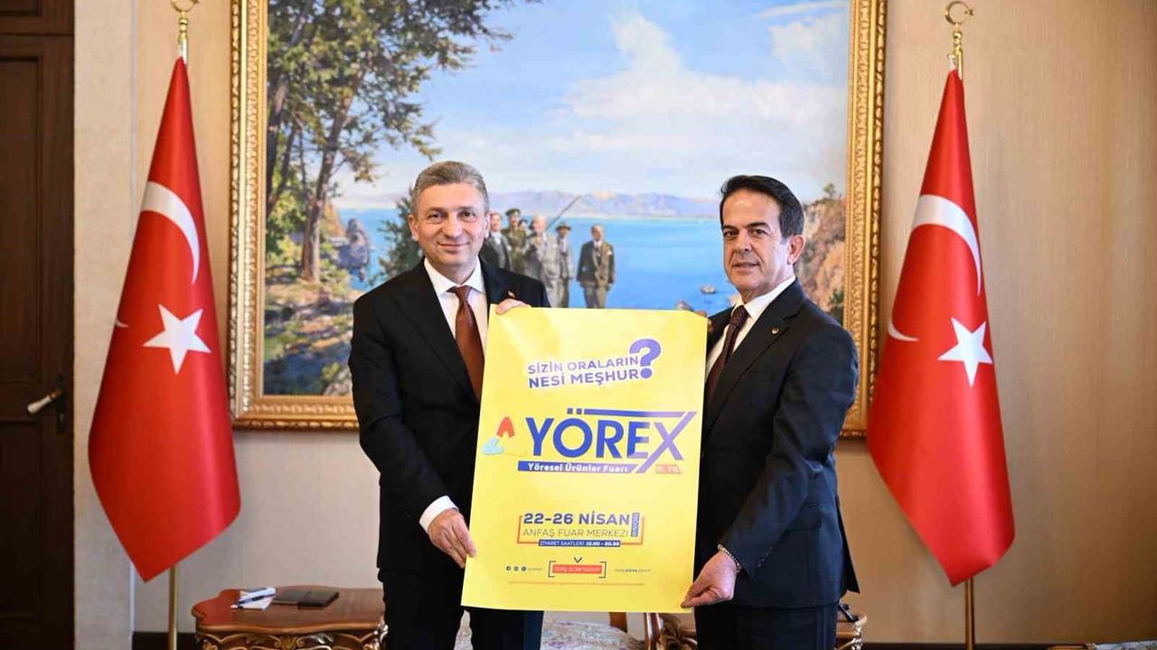 Vali Şahin: YÖREX Antalya'nın markası — Yöresel Ürünler Fuarı 22-26 Nisan'da