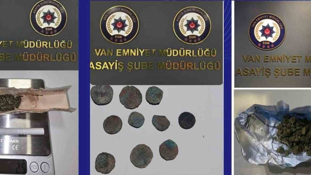 Van'da kaçakçılık operasyonu: Gümrük kaçağı malzeme, silah ve tarihi eser ele geçirildi