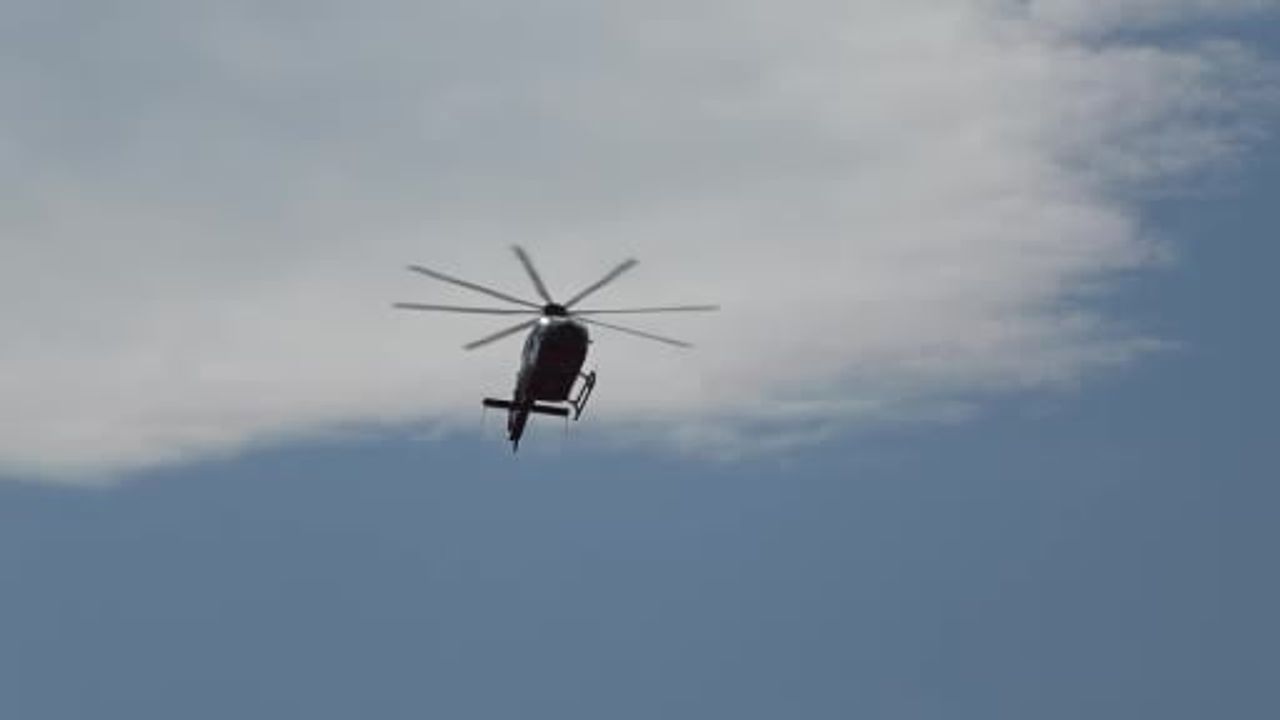 Vezirköprü'de solunum sıkıntısı yaşayan yeni doğan ambulans helikopterle Samsun Şehir Hastanesi'ne sevk edildi