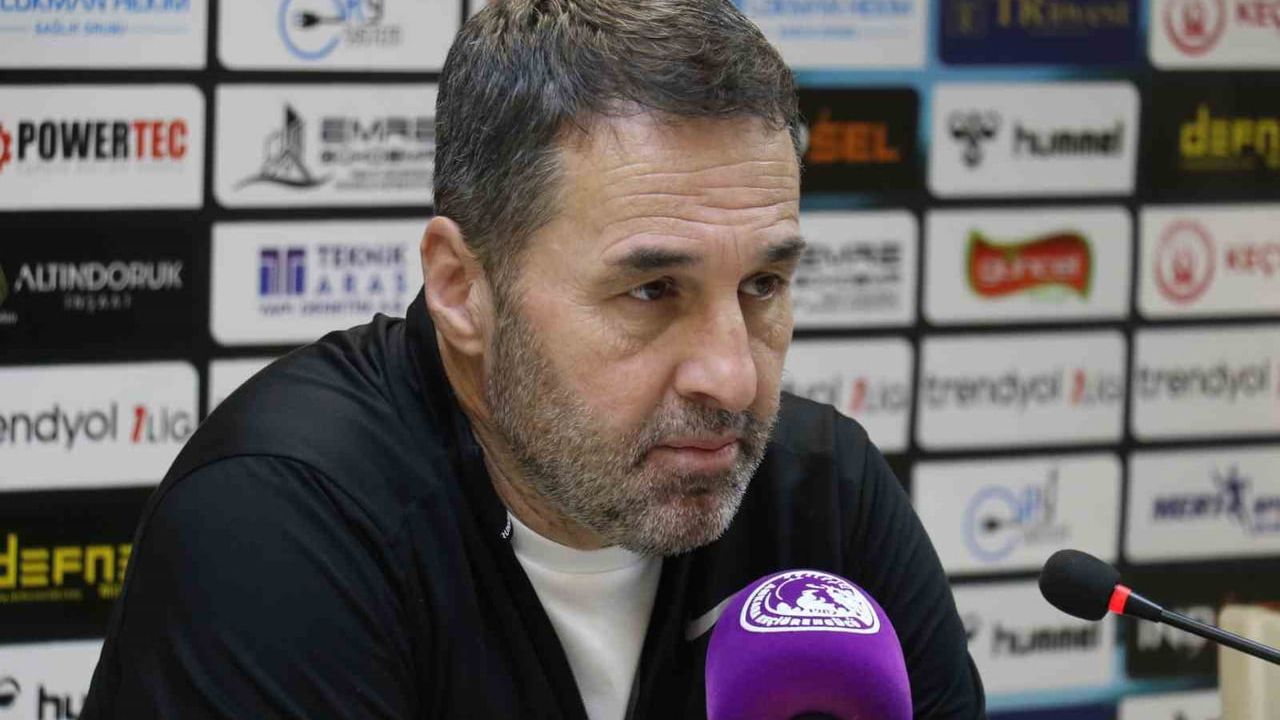 Yalçın Koşukavak: Oyuncularımın özverili oyunu Vanspor FK galibiyetinde belirleyiciydi