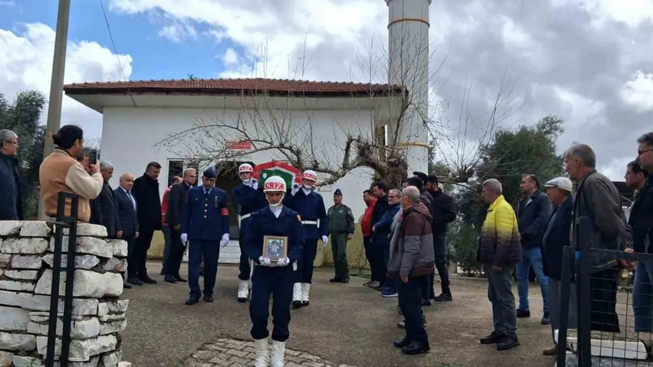 Yatağan’da Kıbrıs Gazisi Hüseyin Meşealan Son Yolculuğuna Uğurlandı