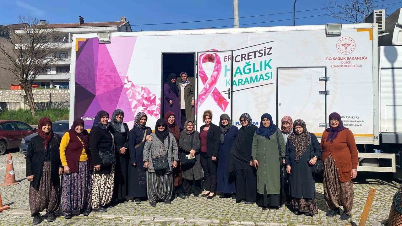 Yığılca'ya Mobil Kanser Tarama Tırı: Ücretsiz Meme, Rahim Ağzı ve Bağırsak Taramaları