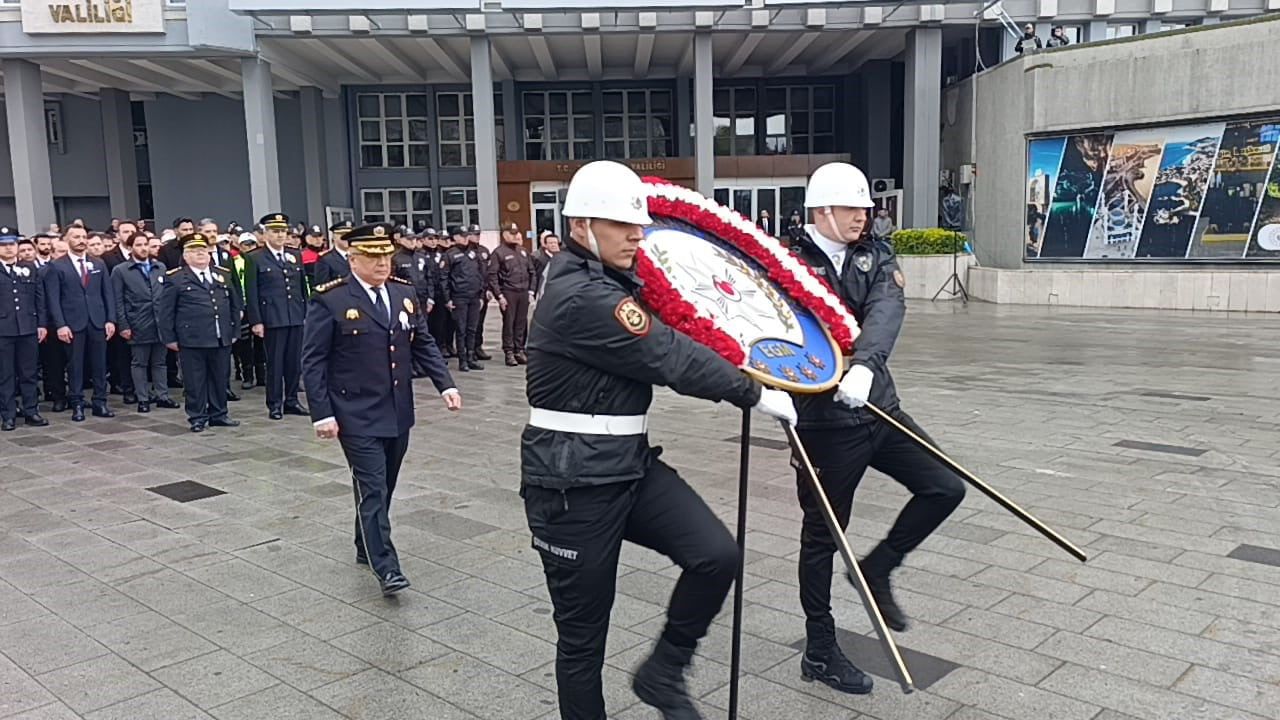 Zonguldak'ta Türk Polis Teşkilatı'nın 181'inci Kuruluş Yıldönümü Töreni